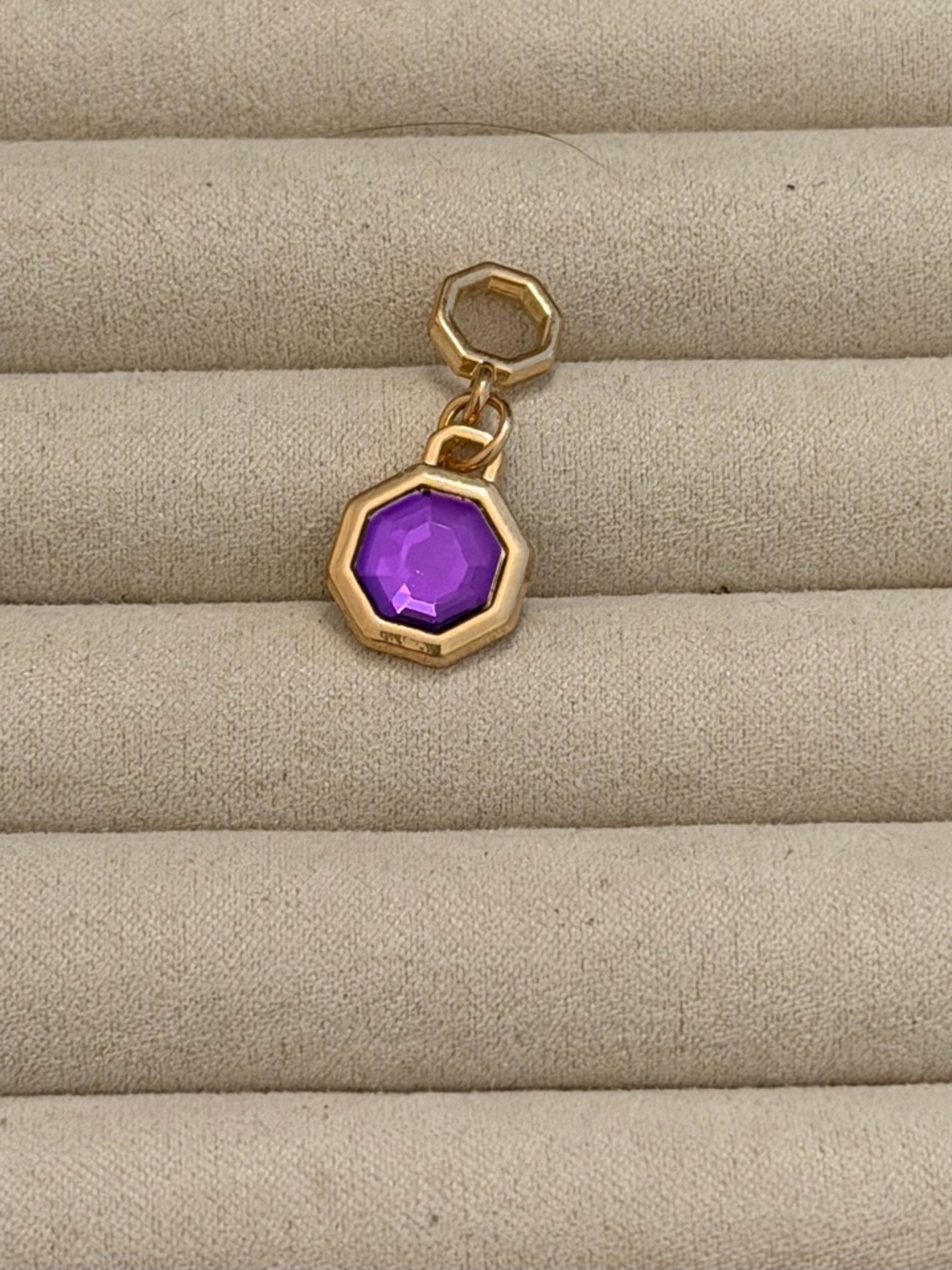 Effy Octagon Amethyst Crystal Gold Charm Pendant